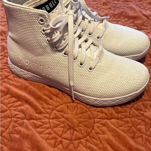 White High-Top Sneakers